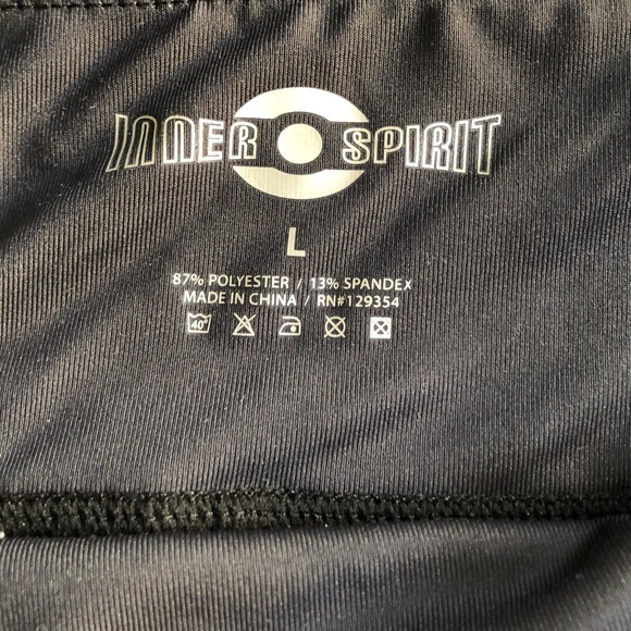 NEW, No Tags. WOMAN’s INNER SPIRIT SPANDEX ATHLETIC LEGGINGS, Ankle Length - Picture 4 of 4